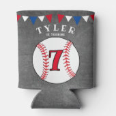 野球スポーツシャルボードバースデーパーティー 缶クーラー (裏面)