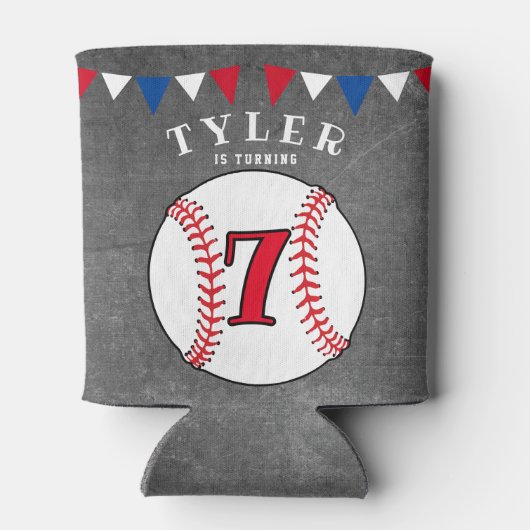 野球スポーツシャルボードバースデーパーティー 缶クーラー (裏面)