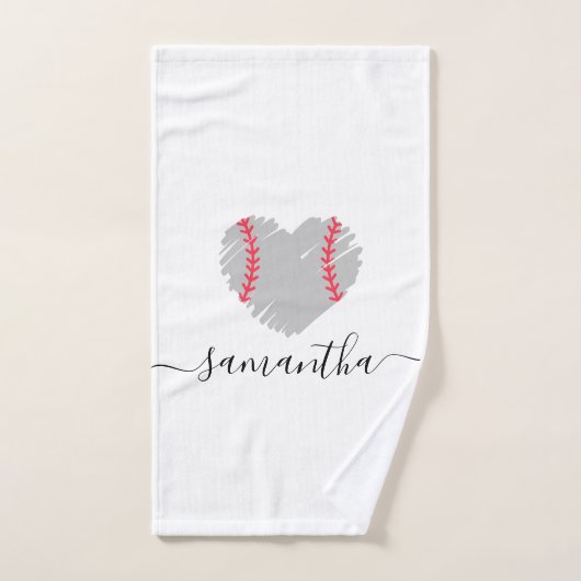 野球スポーツタオル女子ソフトボール ハンドタオル (ハンドタオル)