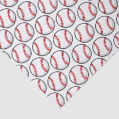 野球スポーツチームボールツートーンおもしろい 薄葉紙 (詳細)