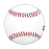 野球スポーツチーム名ファンクラブゲームボールおもしろい 野球ボール (裏面)
