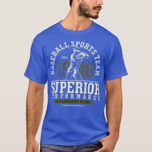 野球スポーツチームEstd 1946 Tシャツ