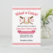 野球スポーツテーマ結婚ズ 招待状 (スタンド正面)