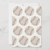 野球スポーツテーマ誕生会 招待状 (裏面)