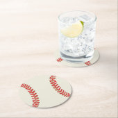 野球スポーツテーマ ラウンドペーパーコースター (インサイチュ)