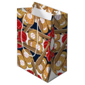 野球スポーツバースデーパーティー抱き枕 ミディアムペーパーバッグ (正面アングル)