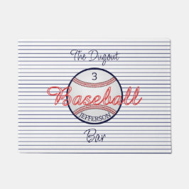 野球スポーツバー ドアマット