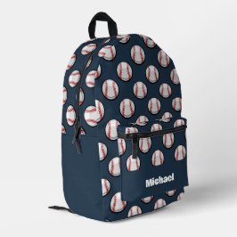 野球スポーツパターン プリントバックパック