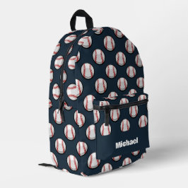 野球スポーツパターン プリントバックパック