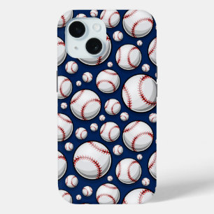 野球スポーツパターン iPhone 15ケース