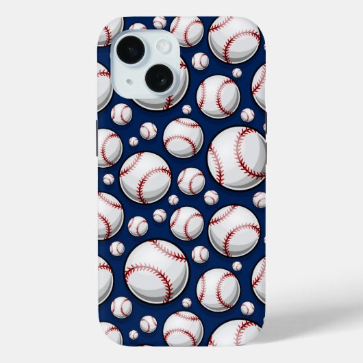 野球スポーツパターン Case-Mate iPhoneケース (裏面)
