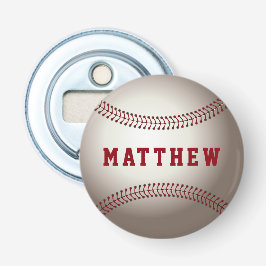 野球スポーツパーソナライズされたネームプリント 栓抜き