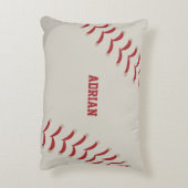 野球スポーツパーソナライズされた アクセントクッション (裏面(縦))