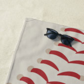 野球スポーツパーソナライズされた ビーチタオル (インサイチュ)