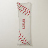 野球スポーツパーソナライズされた ボディピロー (正面縦)