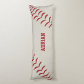 野球スポーツパーソナライズされた ボディピロー (裏面 (縦))