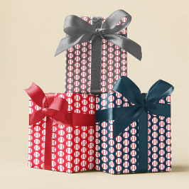 野球スポーツパーティー ラッピングペーパーシート