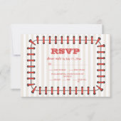 野球スポーツパーフェクトキャッチ結婚ズ 出欠カード (正面)