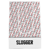 野球スポーツボール名オールアメリカンクラシック ミディアムペーパーバッグ (裏面)