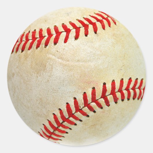 野球スポーツボール遊ゲーム汚い古 ラウンドシール (正面)