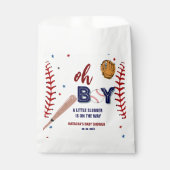 野球スポーツリトルスラッガーボーイベビーシャワー フェイバーバッグ (正面)