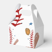 野球スポーツリトルスラッガーボーイベビーシャワー フェイバーボックス (裏面サイド)