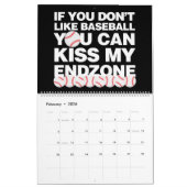 野球スポーツ引用文ことわざ2021 カレンダー (2月 2026)