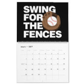 野球スポーツ引用文ことわざ2021 カレンダー (3月 2027)