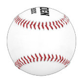野球スポーツ新生児名誕生日パパおもしろい 野球ボール (正面)