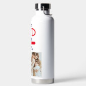 野球スポーツ最高のパパのフォトファーザーの日 ウォーターボトル (左面)