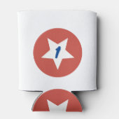 野球スポーツ最高のパパのフォトファーザーの日 缶クーラー (裏面)