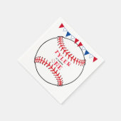 野球スポーツ第1期パーティー スタンダードカクテルナプキン (角)