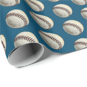 野球スポーツ遊ボールバッターアップスケッチ ラッピングペーパー (ロールコーナー)