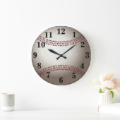 野球スポーツ ラージ壁時計 (ホーム)