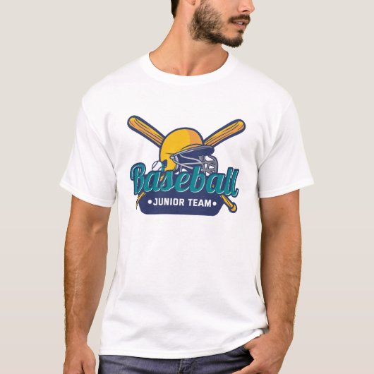 野球スポーツTシャツデザイン Tシャツ (正面)