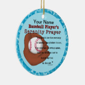 野球セレニティ祈りの言葉 セラミックオーナメント (右)