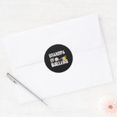 野球ソフトボーおもしろいルの父の日のGIFについて ラウンドシール (封筒)