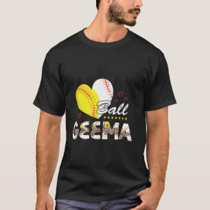 野球ソフトボールの母のFデーのゲーマ Tシャツ