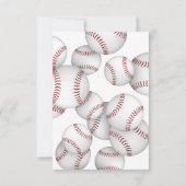 野球ソフトボールエンドオブシーズンアワードお祝い 招待状 (裏面)