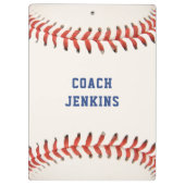 野球ソフトボールスポーツコーチ クリップボード (裏面)