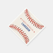 野球ソフトボールスポーツハッピーバースデーパーティー スタンダードカクテルナプキン (角)