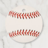 野球ソフトボールスポーツハッピーバースデーパーティー フェイバータグ (裏面)