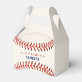 野球ソフトボールスポーツハッピーバースデーパーティー フェイバーボックス (正面サイド)