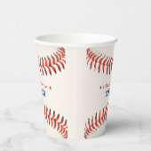 野球ソフトボールスポーツハッピーバースデーパーティー 紙コップ (右)