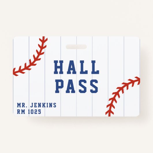 野球ソフトボールスポーツピンストライプ校舎峠 バッジ (正面)