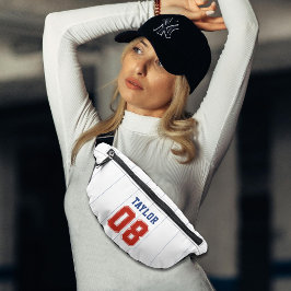 野球ソフトボールスポーツピンストライプ ファニーパック