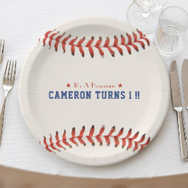 野球ソフトボールスポーツ第1期パーティー ペーパープレート
