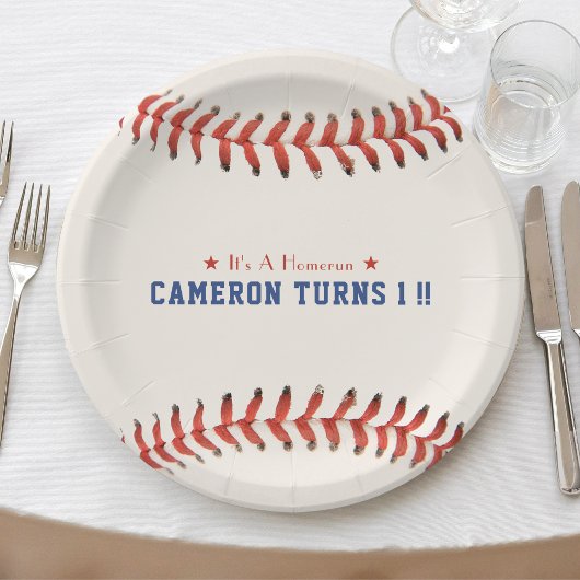 野球ソフトボールスポーツ第1期パーティー ペーパープレート