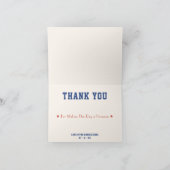 野球ソフトボールスポーツ誕生日パ結婚ーティ サンキューカード (内部)