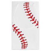 野球ソフトボールデザイン抱き枕 スモールペーパーバッグ (裏面)